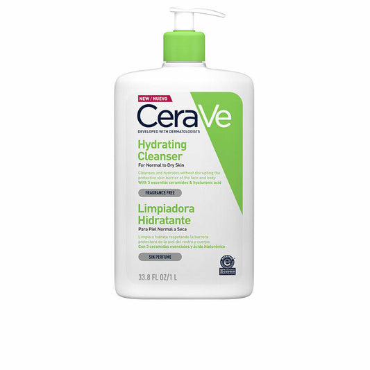 Cerave Gel Nettoyant Visage Cerave Hydrating Cleanser 1 L