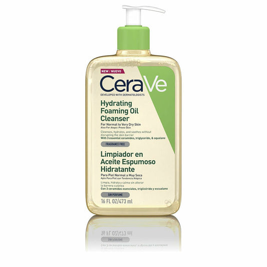 Huile Nettoyante Moussante CeraVe Cleanser –Peaux Normales à Très Sèches (473 ml) - Maison Sango