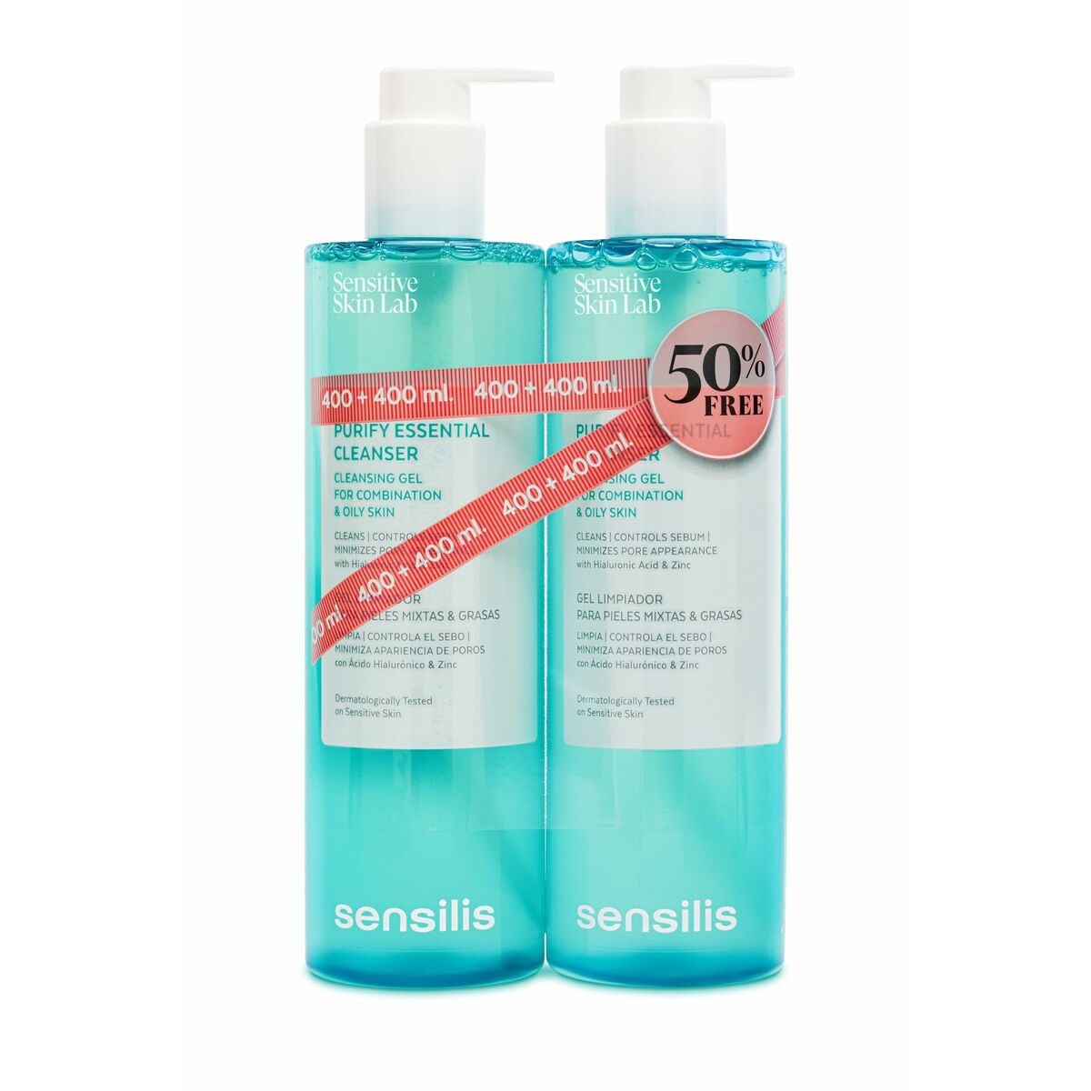 Sensilis Gel Nettoyant Visage Sensilis Purify Essential 2 X 400 Ml